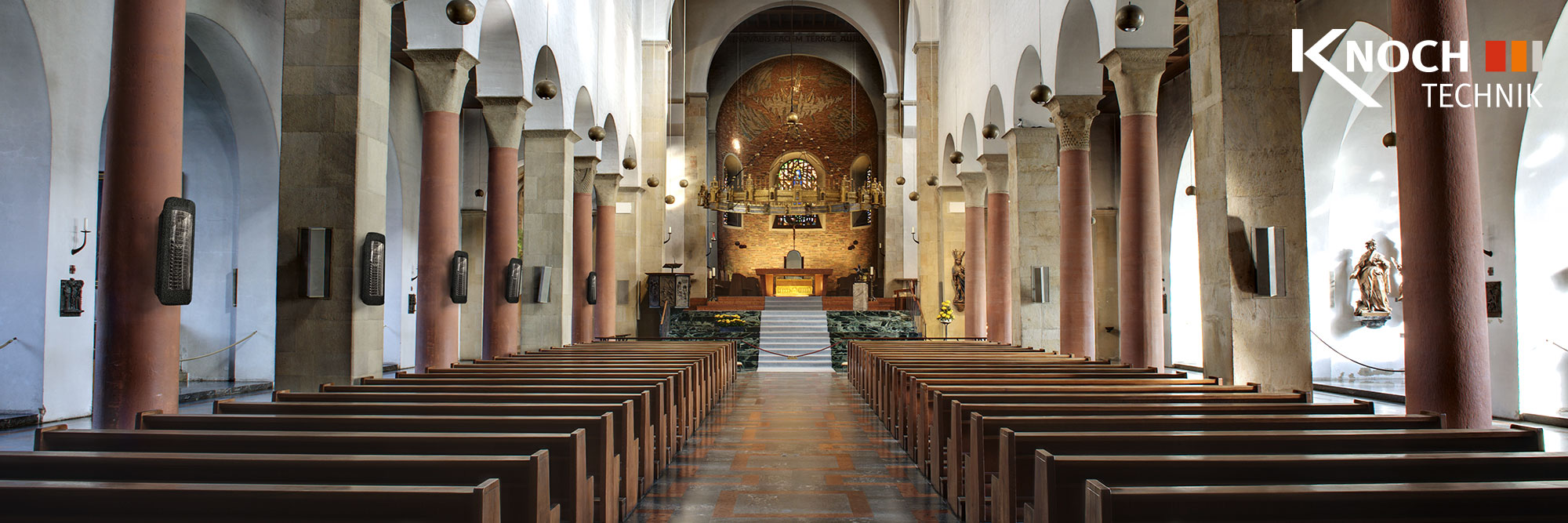 Infrarotstrahler für Kirchen und historische Gebäude