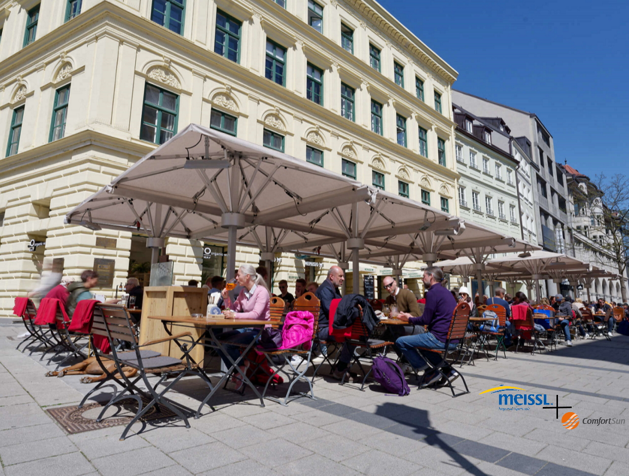 ComfortSun Infrarotstrahler für Meissl Großschirme